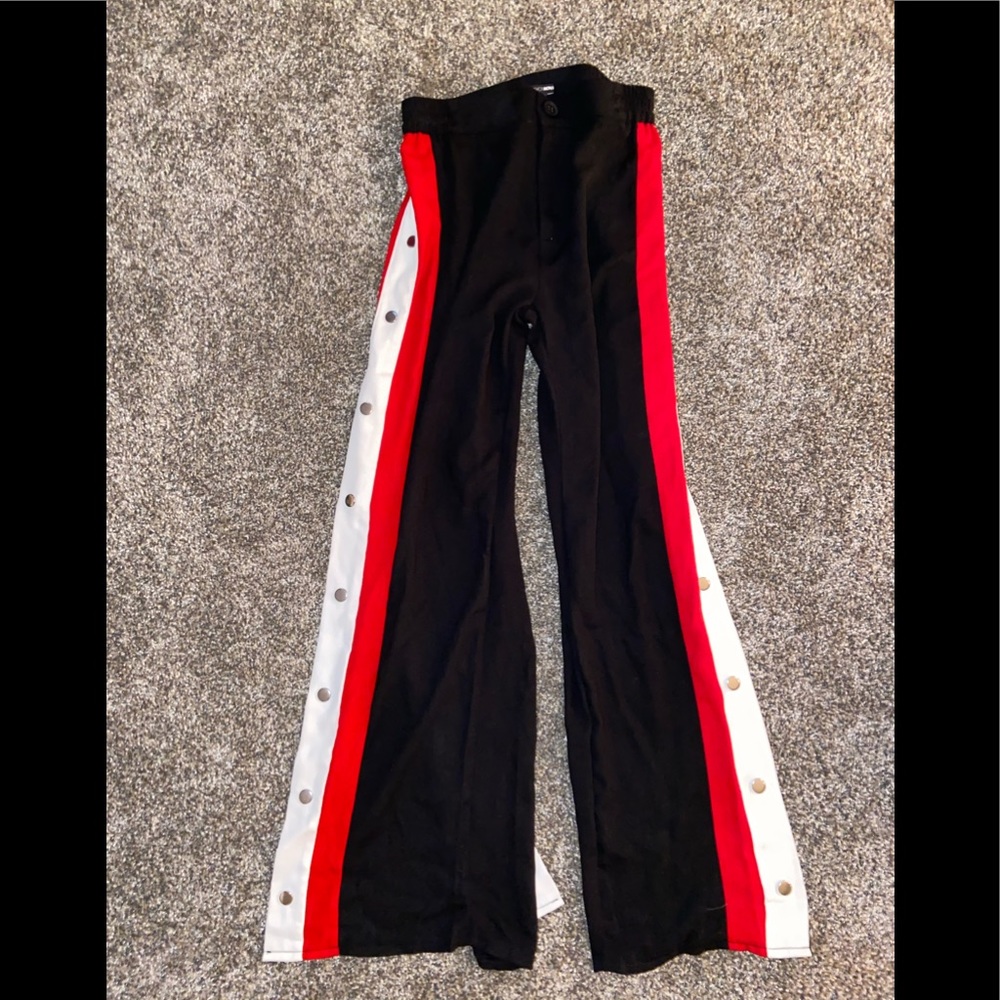 Button up slit pants